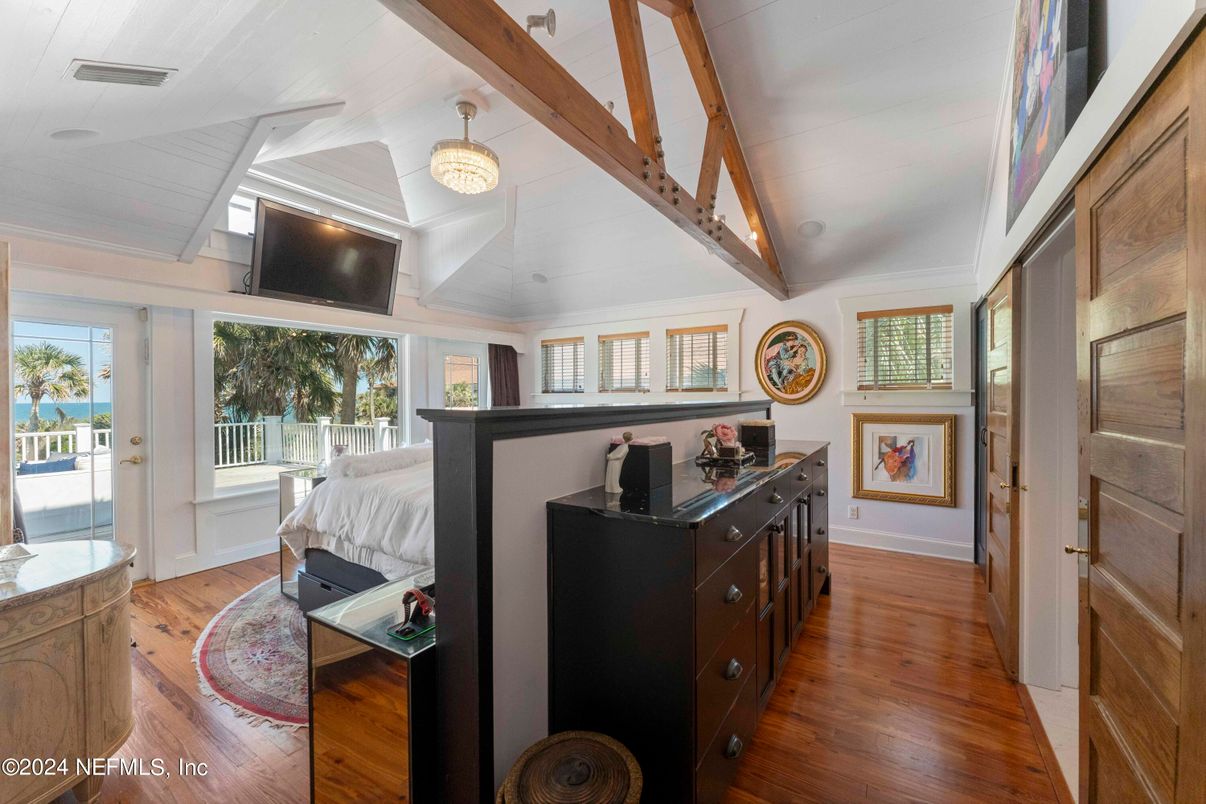 Bedroom, Interior, Wood Texture Flooring