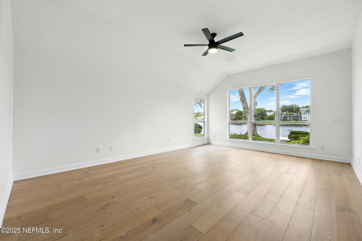 Empty room, Interior, Water, Wood Texture Flooring