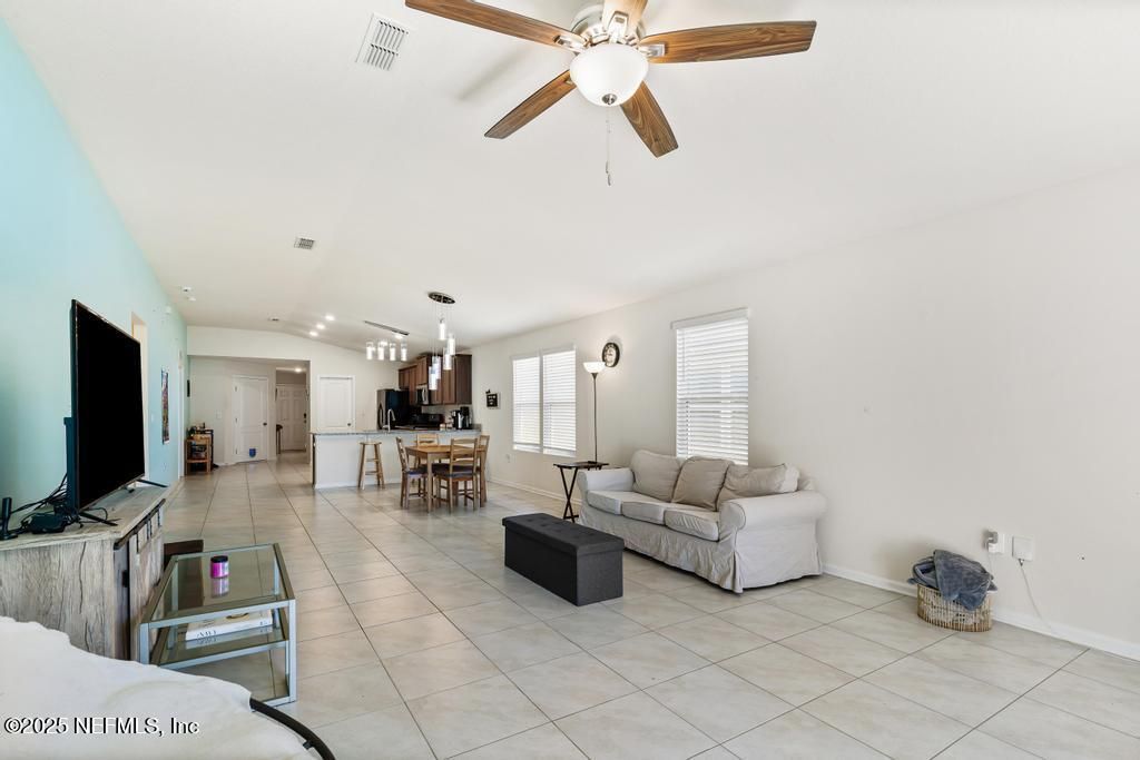 Dining room, Interior, Kitchen, Living room, Pendant Lights, Recessed Lighting