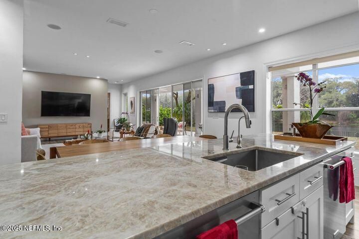 Interior, Kitchen, Recessed Lighting, Stainless Steel Appliances