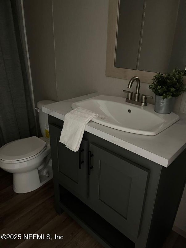 Bathroom, Interior, Wood Texture Flooring