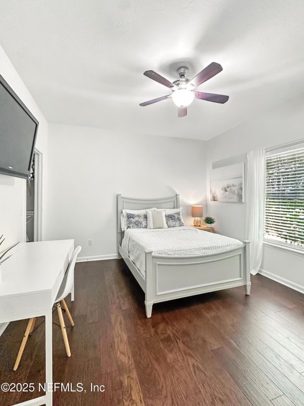 Bedroom, Interior, Wood Texture Flooring