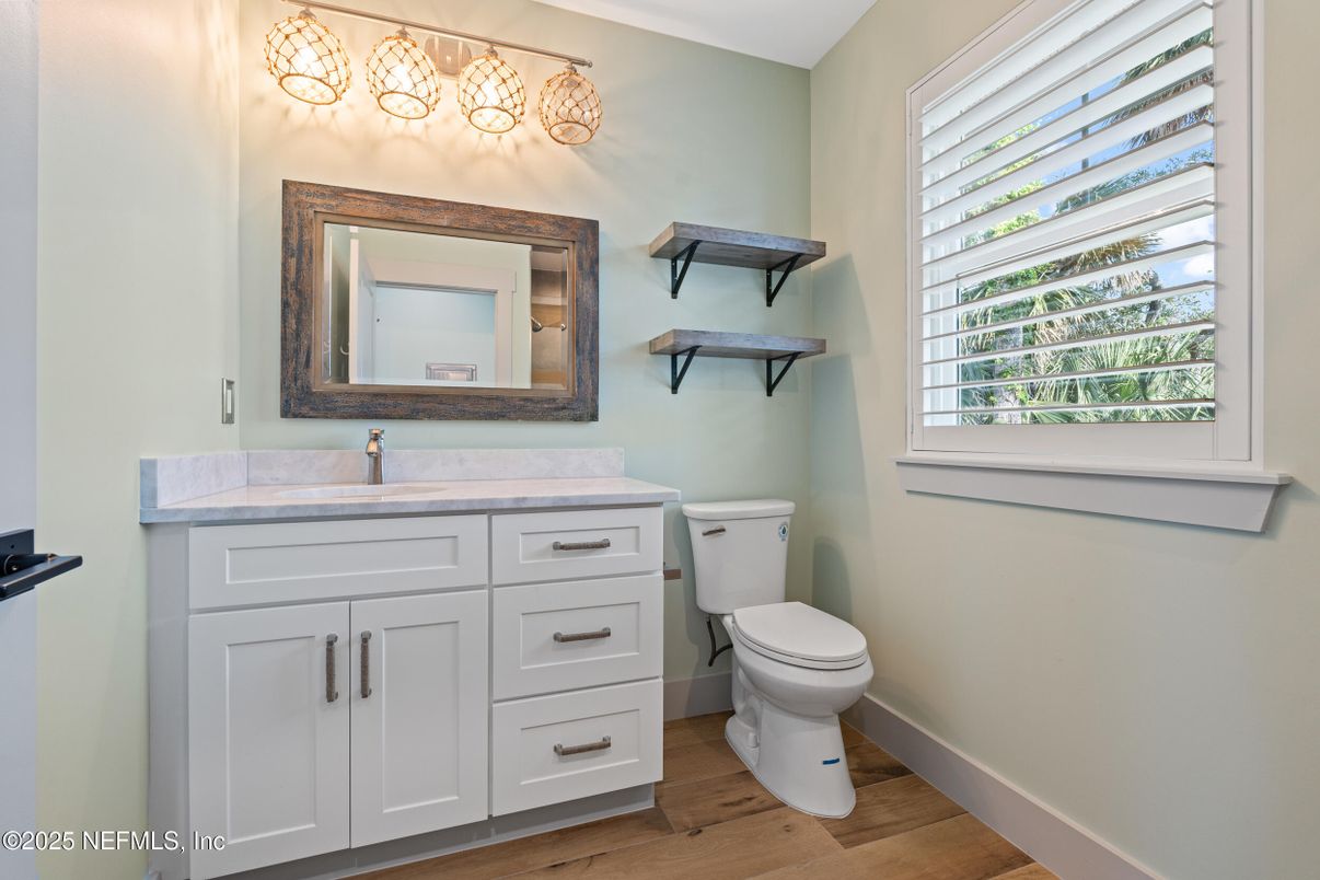 Bathroom, Interior, Wood Texture Flooring