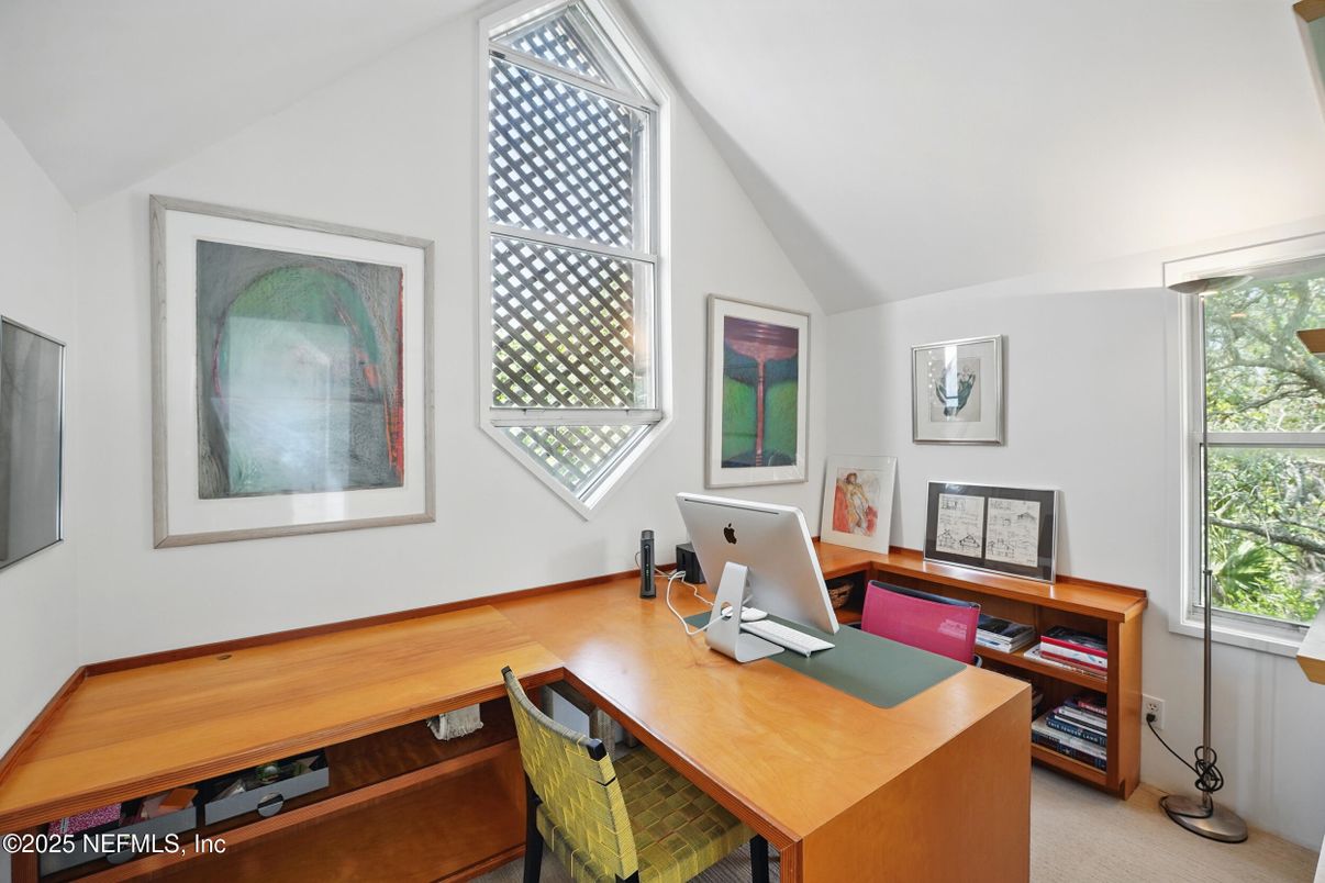 Home Office, Interior, Wood Texture Flooring