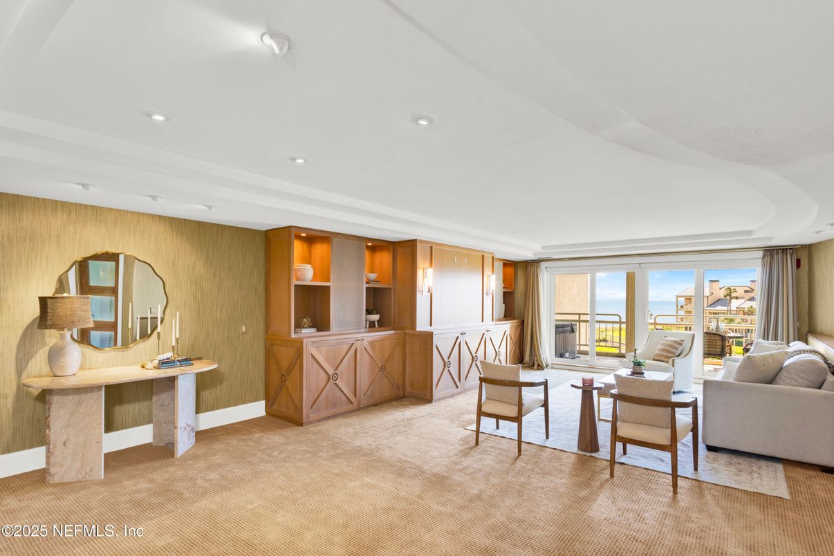 Interior, Living room, Recessed Lighting
