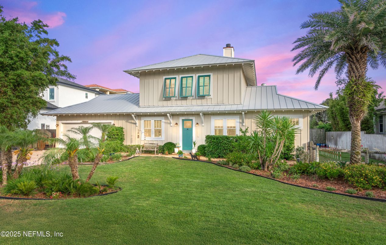 Attached, Backyard, Exterior, Facade, Farmhouse