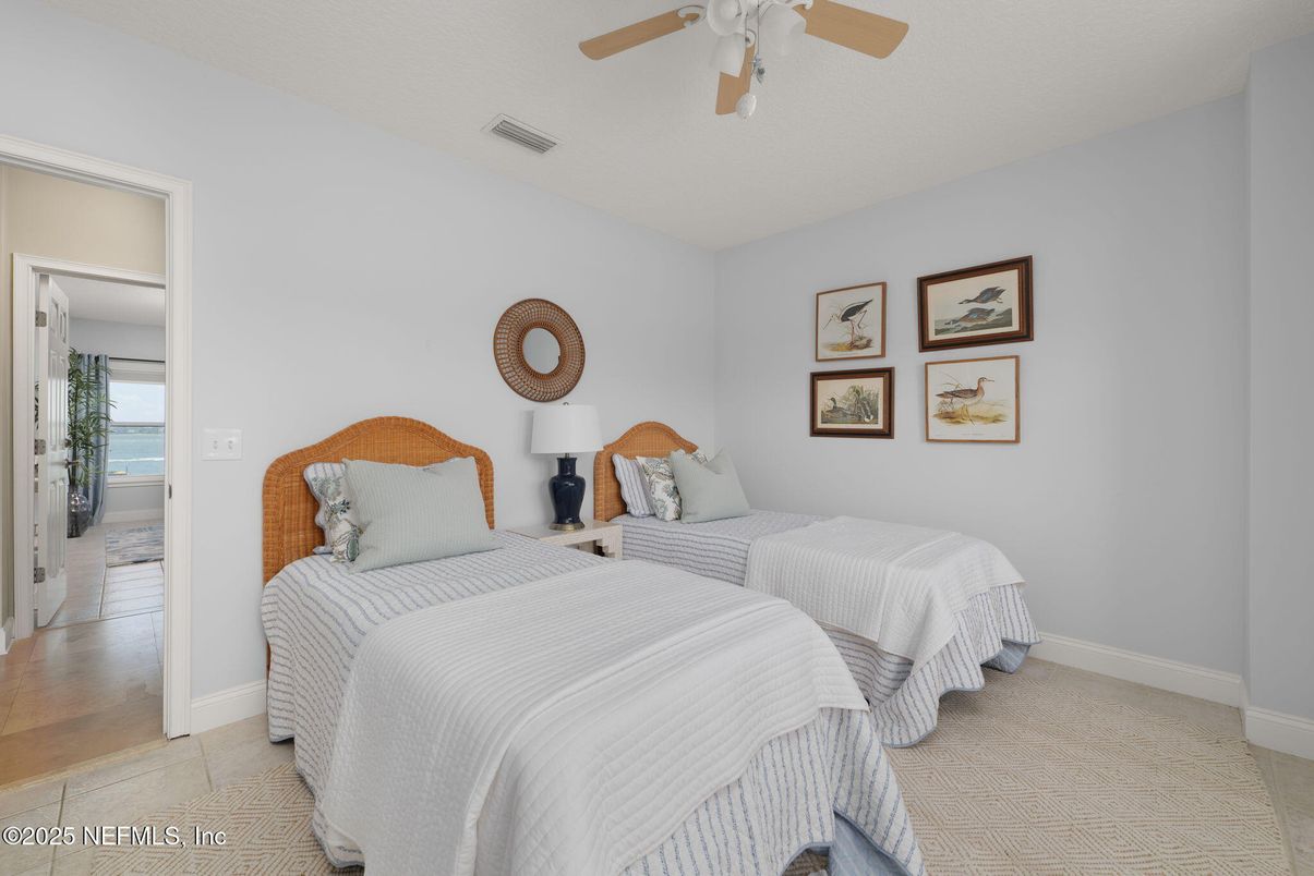 Bedroom, Interior, Water, Wood Texture Flooring