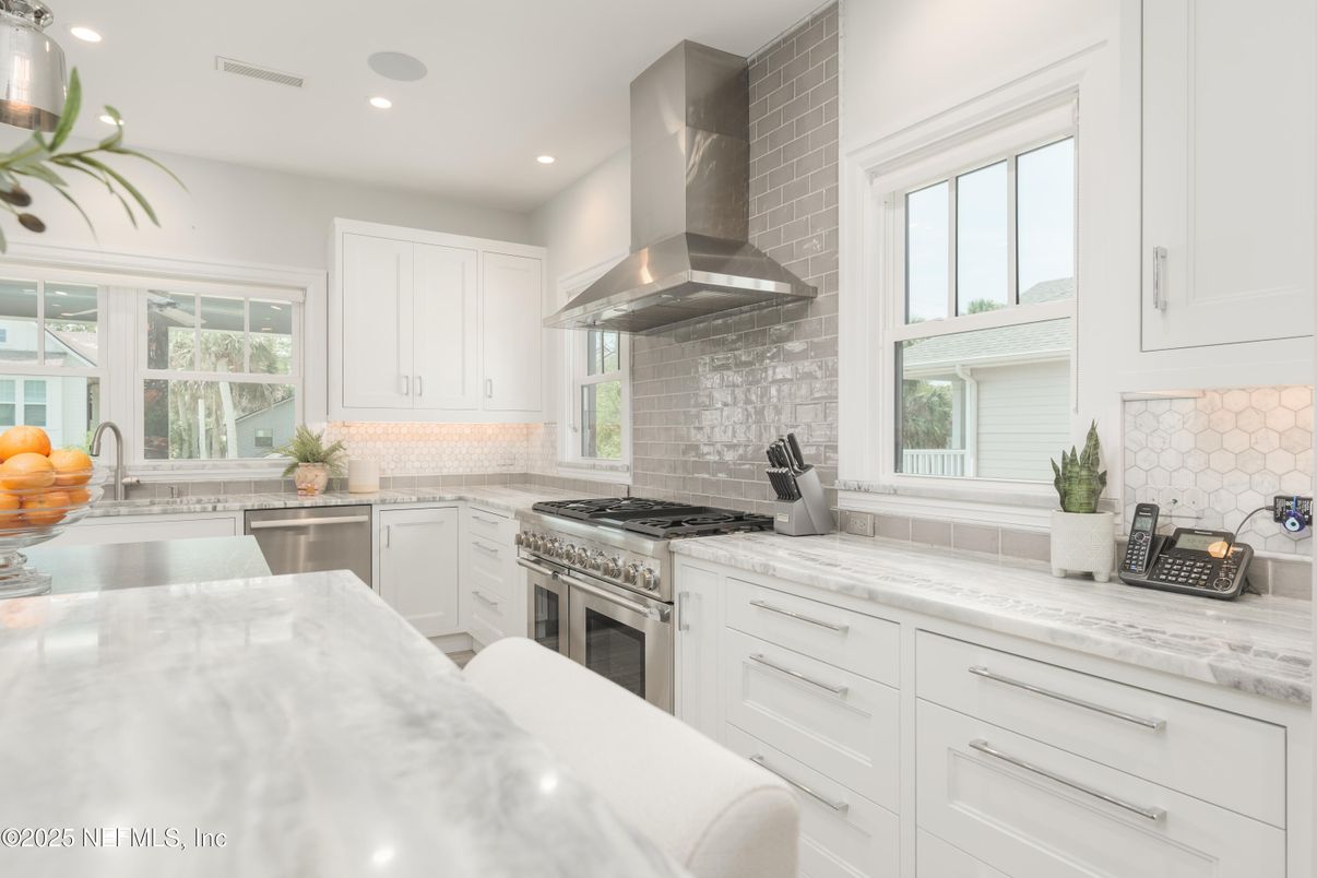 Interior, Kitchen, Recessed Lighting, Stainless Steel Appliances