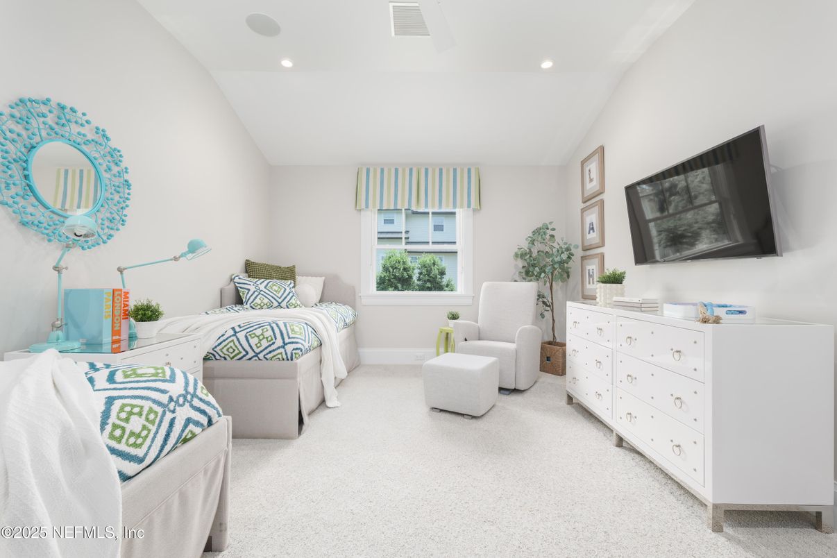 Bedroom, Interior, Recessed Lighting