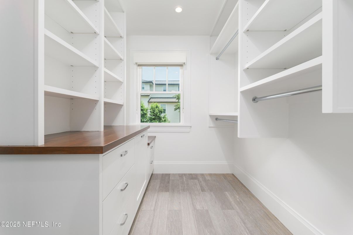 Interior, Recessed Lighting, Walk-in Closets, Wood Texture Flooring