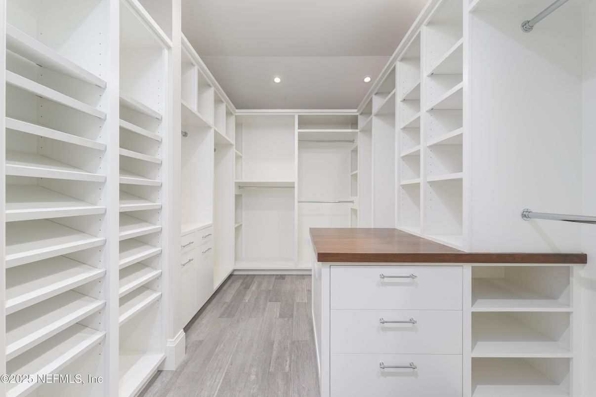 Interior, Recessed Lighting, Walk-in Closets, Wood Texture Flooring