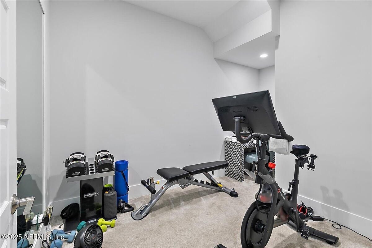 Fitness Equipment, Interior, Recessed Lighting
