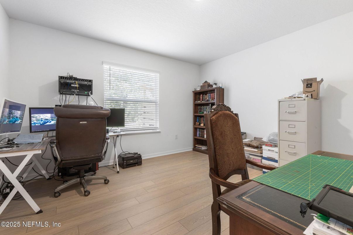 Home Office, Interior, Wood Texture Flooring