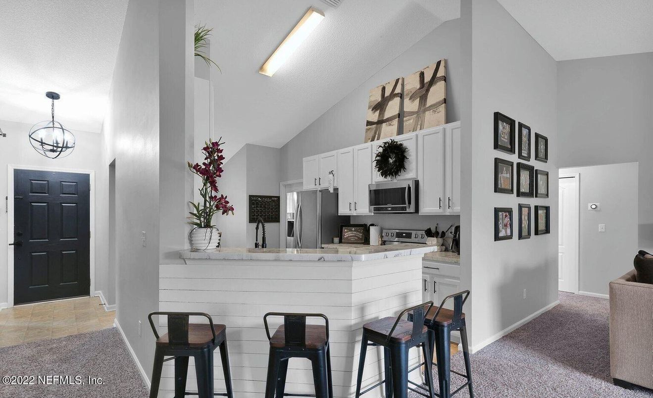 Interior, Kitchen, Pendant Lights, Stainless Steel Appliances