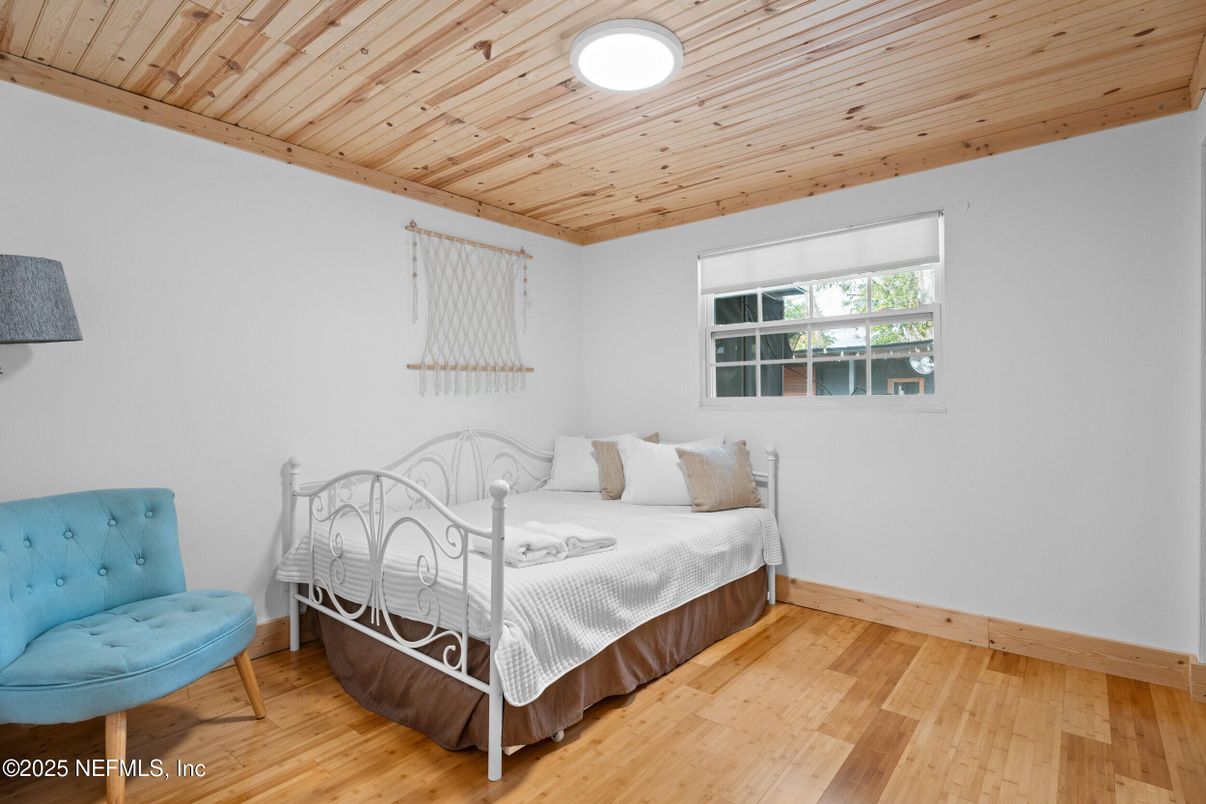 Bedroom, Interior, Wooden Ceilings, Wood Texture Flooring