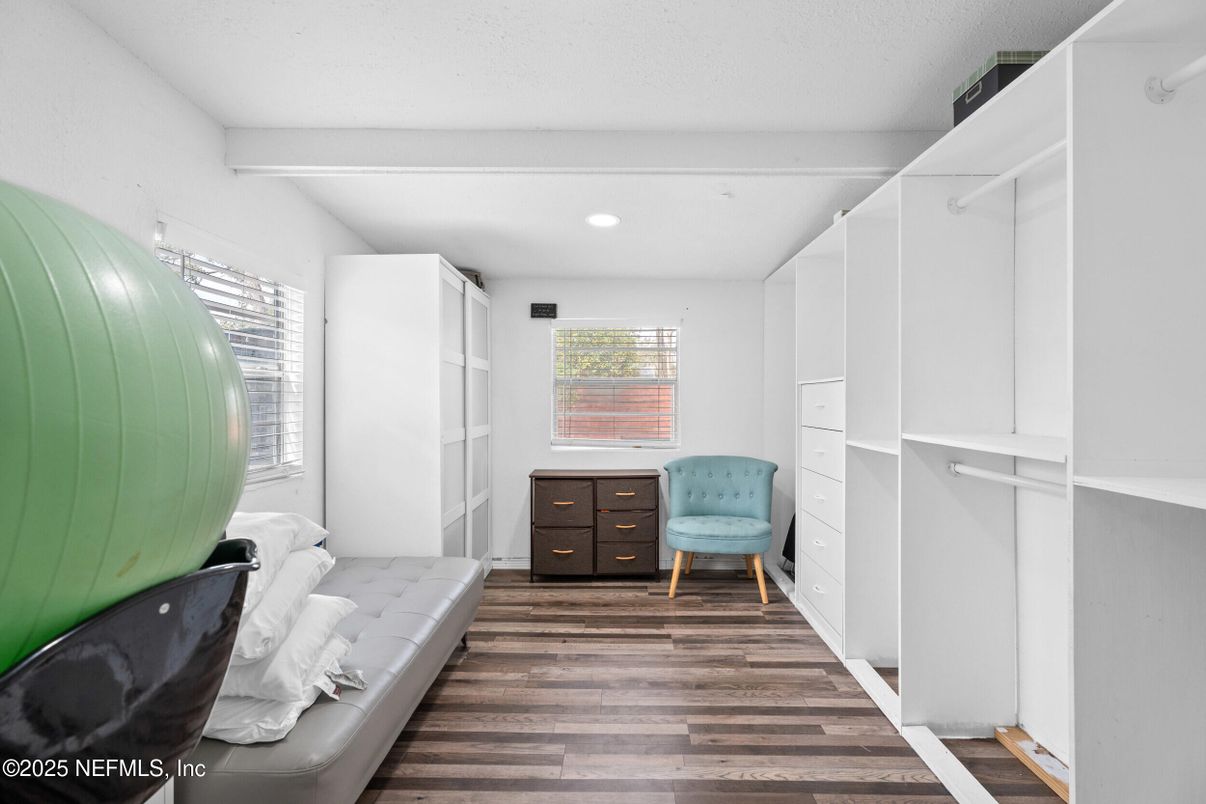 Interior, Recessed Lighting, Walk-in Closets, Wood Texture Flooring