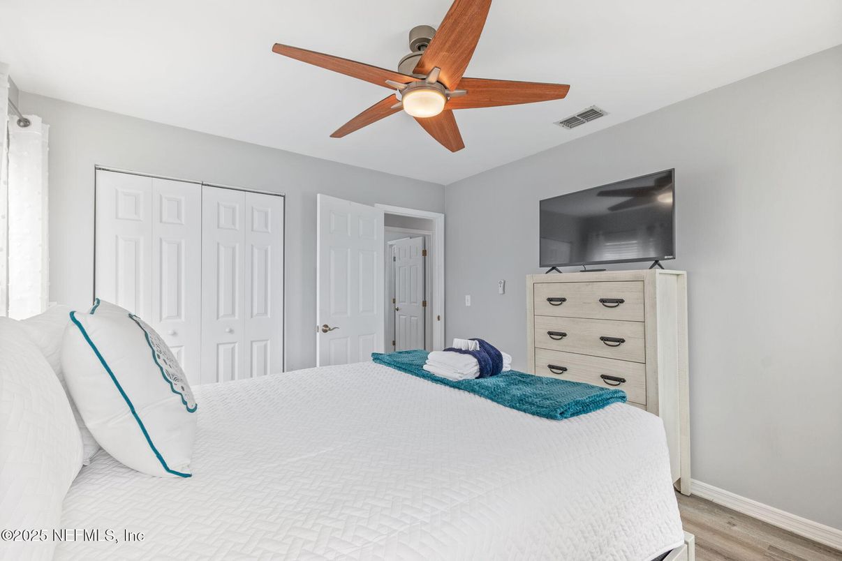Bedroom, Interior, Wood Texture Flooring