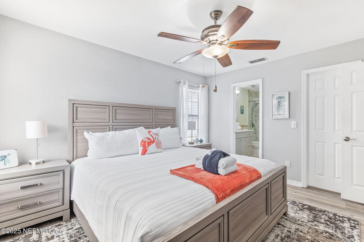 Bedroom, Interior, Wood Texture Flooring