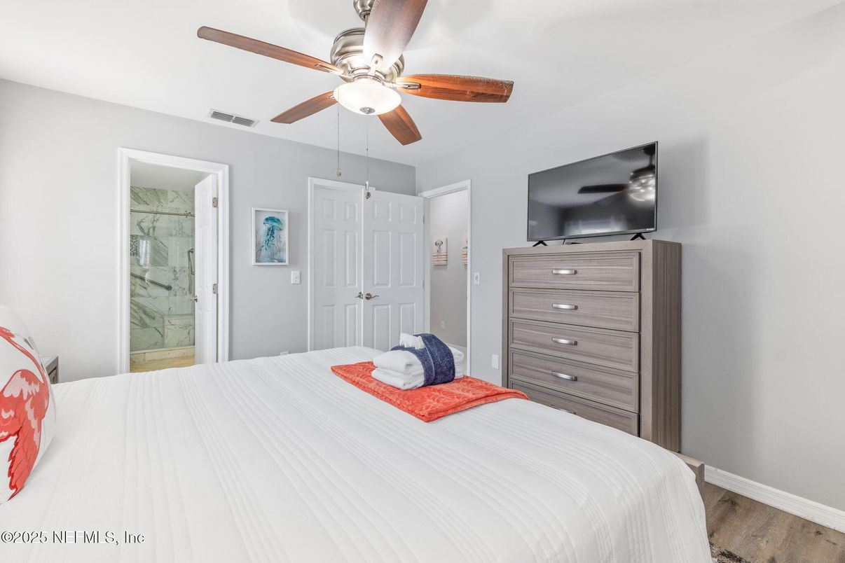 Bedroom, Interior, Wood Texture Flooring