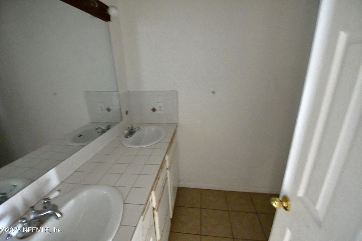 Bathroom, Dual Sink Vanities, Interior, Tile Countertops