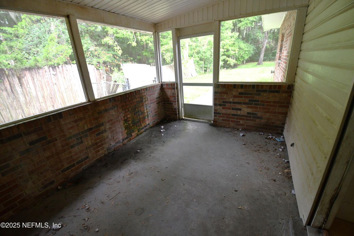 Interior, Stone Walls, Sun Room