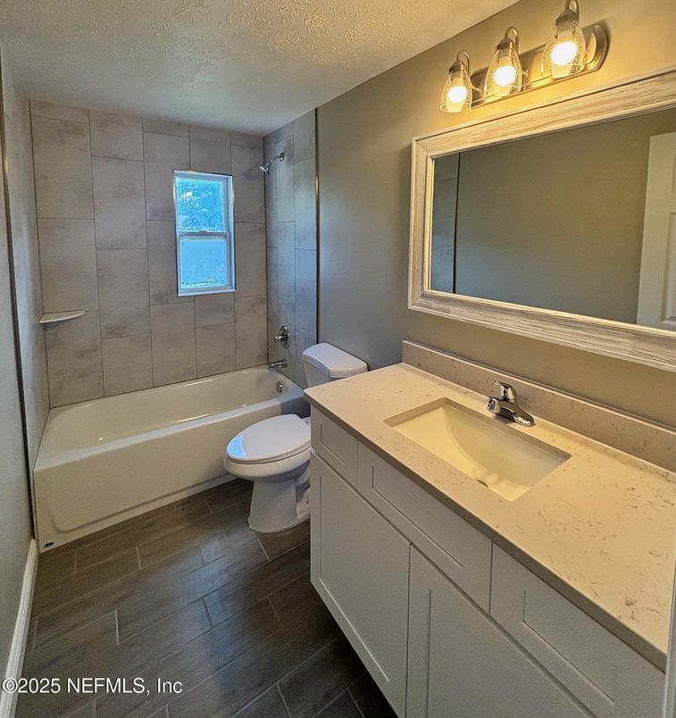 Bathroom, Interior, Wood Texture Flooring