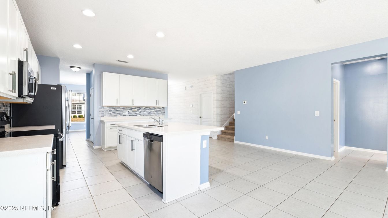 Interior, Kitchen, Recessed Lighting, Stainless Steel Appliances