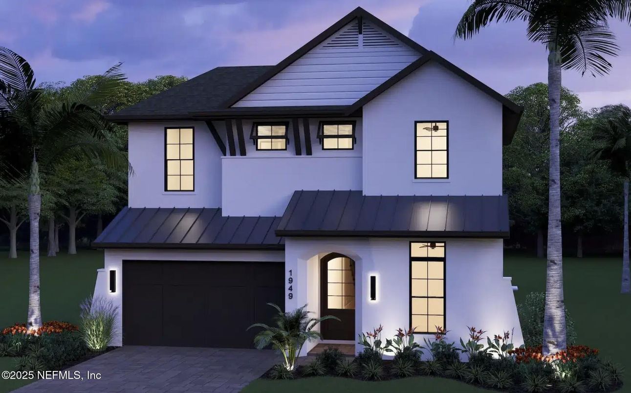 Attached, Exterior, Facade, Farmhouse