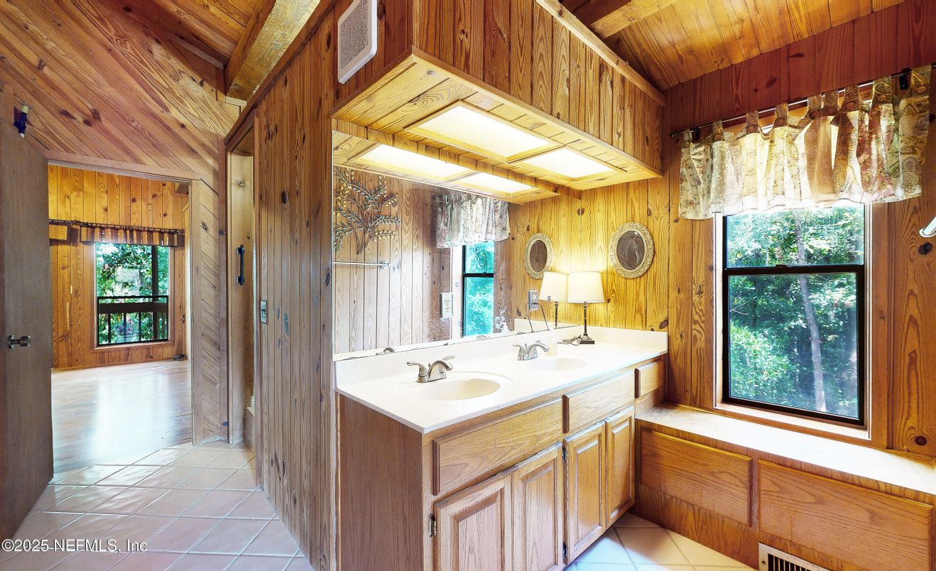 Bathroom, Interior, Wooden Beams, Wooden Ceilings, Wooden Walls