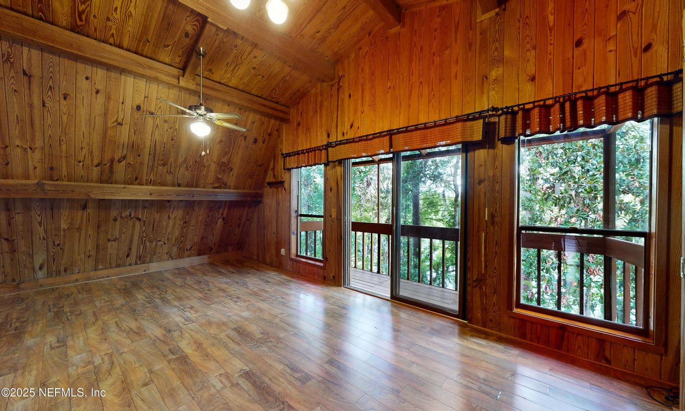 Empty room, Interior, Wooden Beams, Wooden Ceilings, Wood Texture Flooring, Wooden Walls