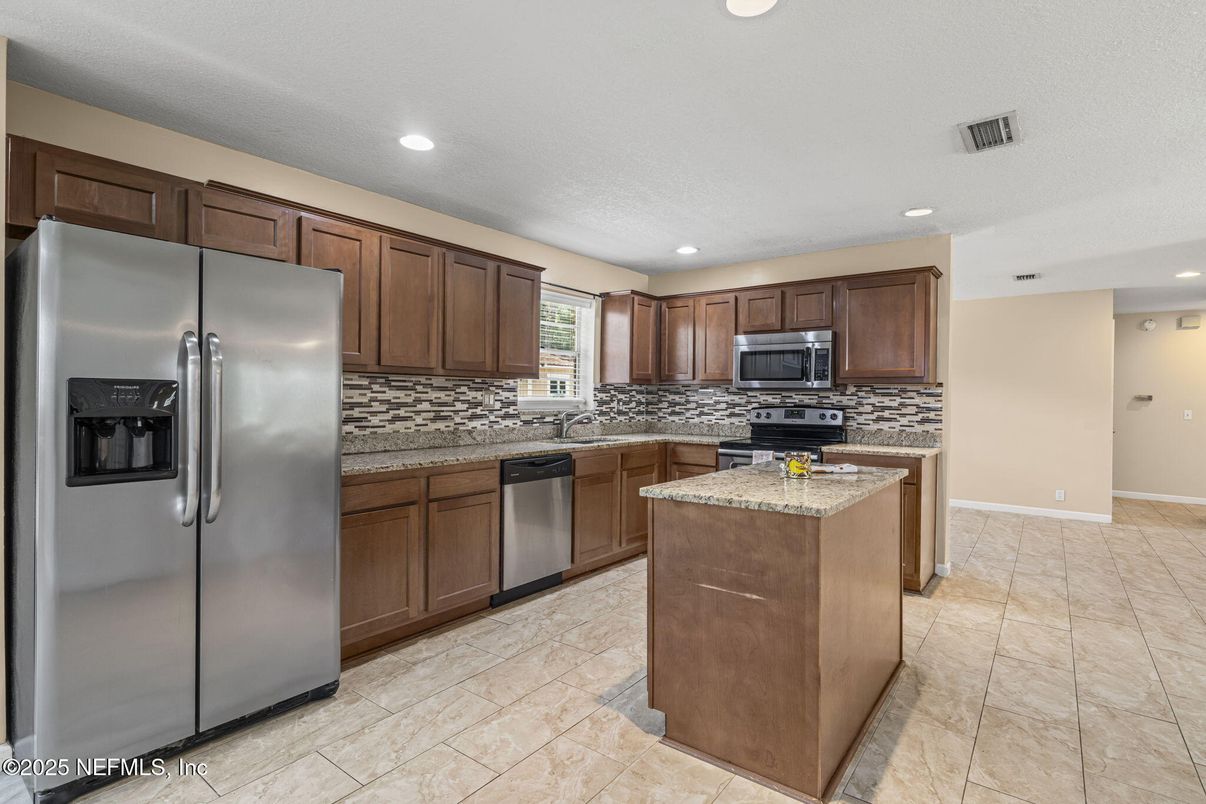 Interior, Kitchen, Recessed Lighting, Stainless Steel Appliances