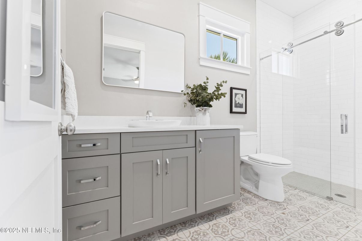 Bathroom, Glass Shower, Interior