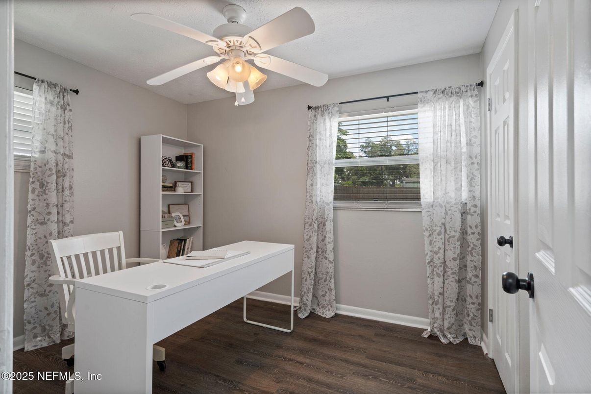 Home Office, Interior, Wood Texture Flooring