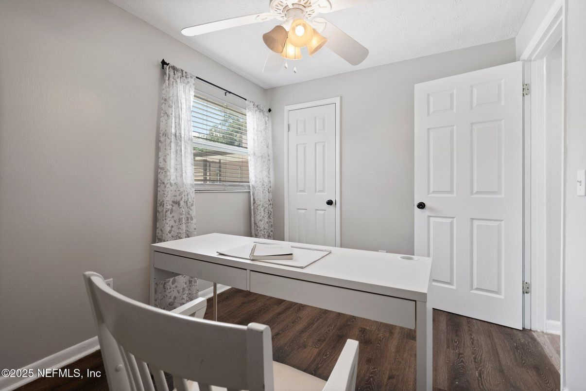 Home Office, Interior, Wood Texture Flooring