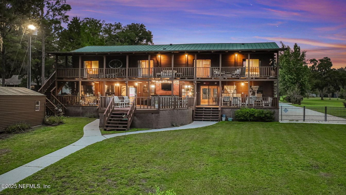 Backyard, Exterior, Facade, Log Home