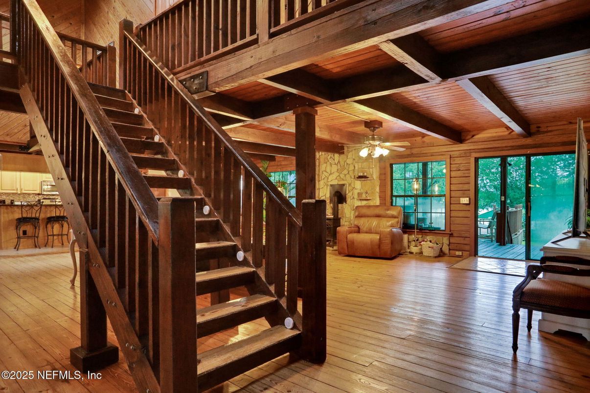 Interior, Stone Walls, Wooden Beams, Wooden Ceilings, Wood Texture Flooring, Wooden Walls