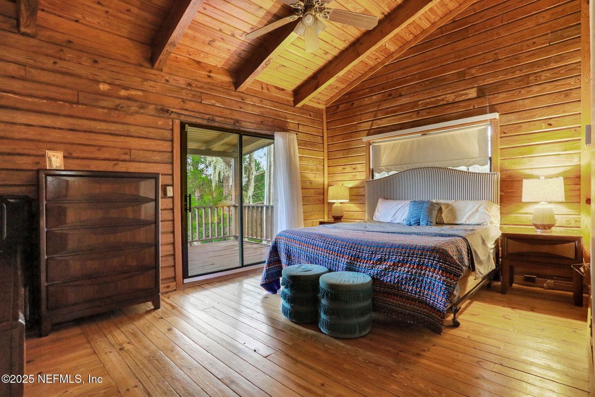 Bedroom, Interior, Wooden Beams, Wooden Ceilings, Wood Texture Flooring, Wooden Walls