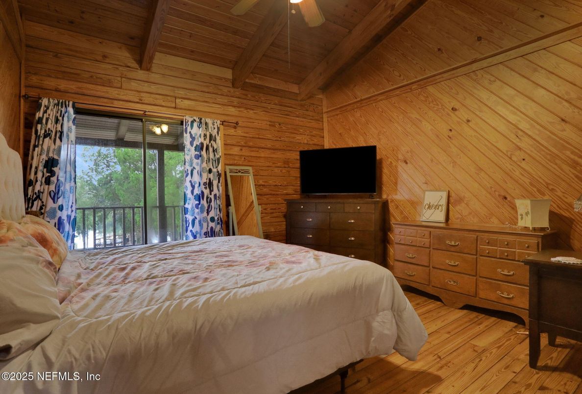 Bedroom, Interior, Wooden Beams, Wooden Ceilings, Wood Texture Flooring, Wooden Walls