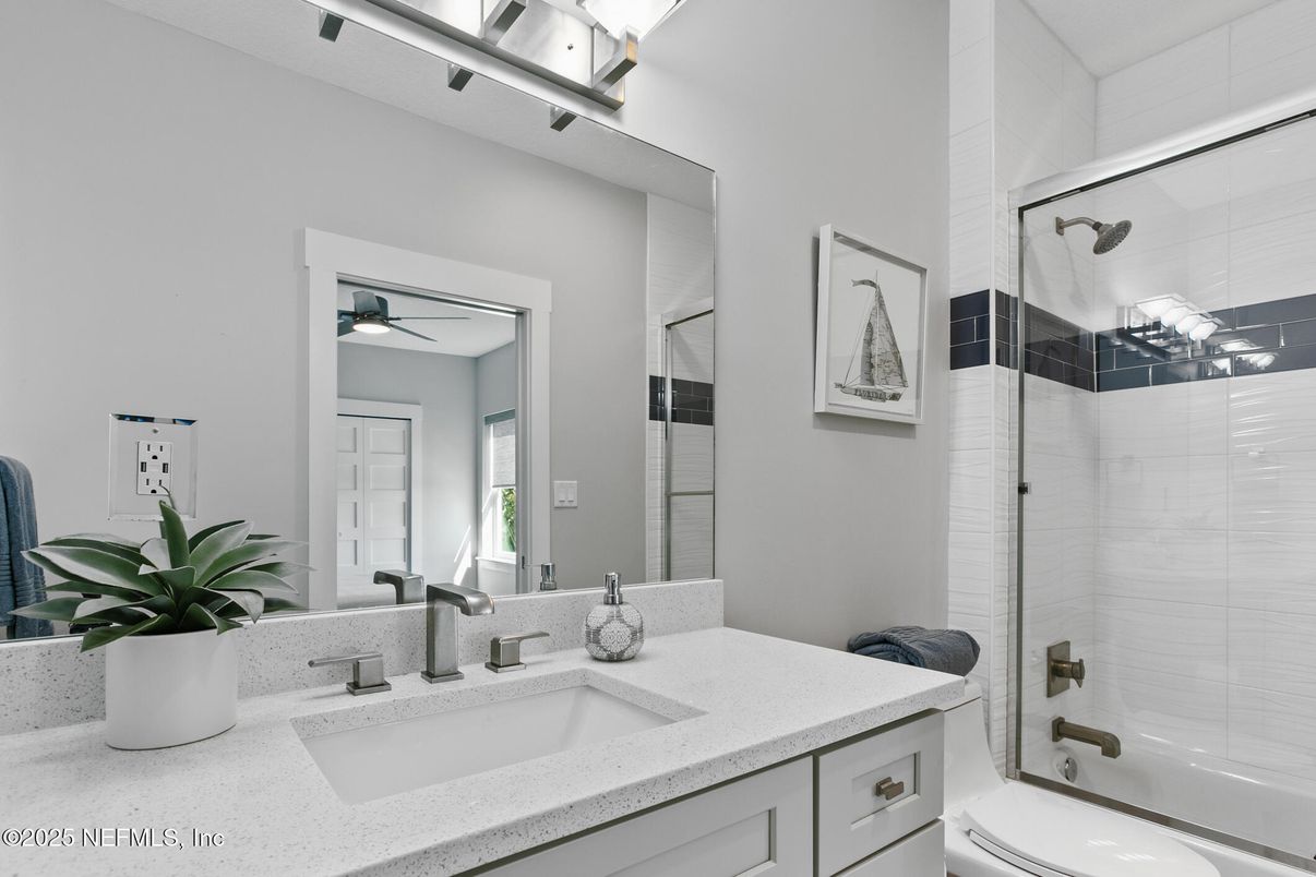 Bathroom, Glass Shower, Interior