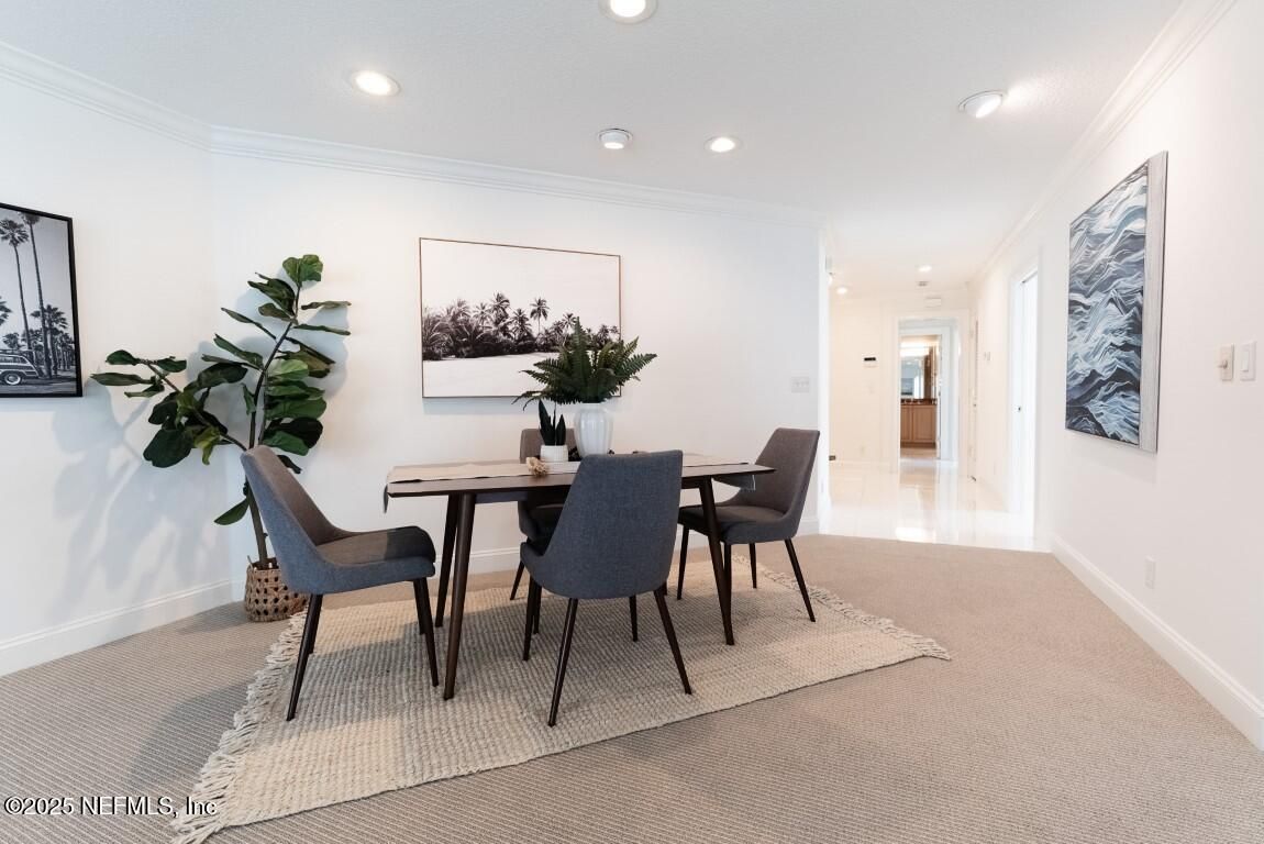 Home Office, Interior, Recessed Lighting