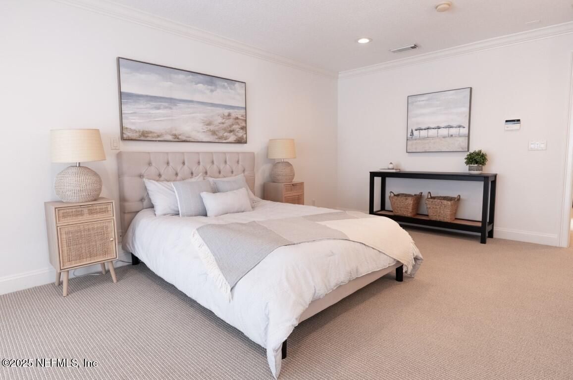 Bedroom, Interior, Recessed Lighting