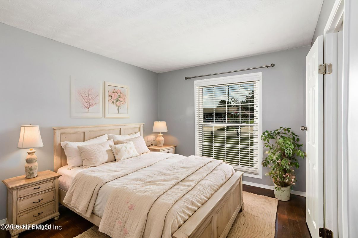 Bedroom, Interior, Wood Texture Flooring