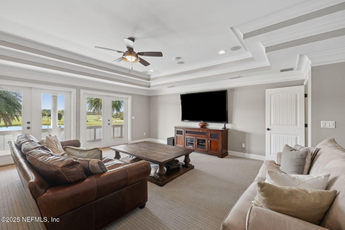 Interior, Living room, Recessed Lighting