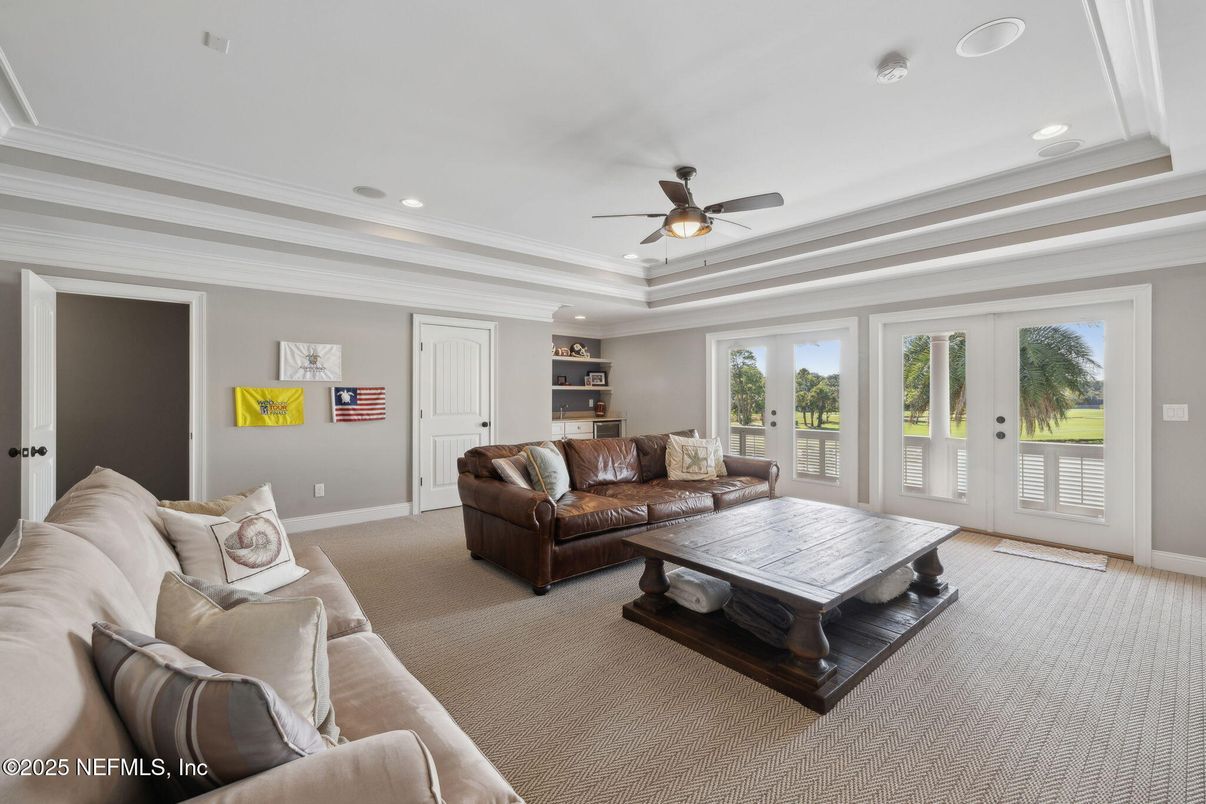 Interior, Living room, Recessed Lighting