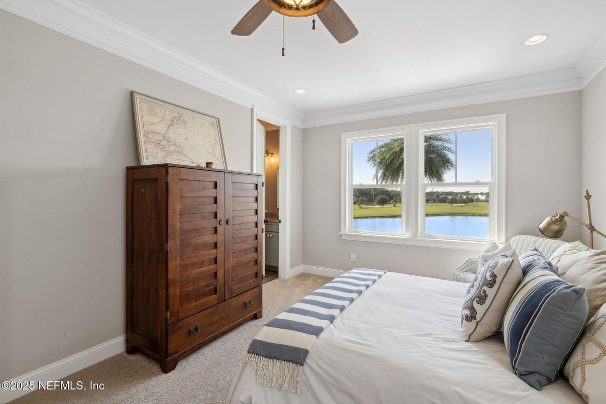 Bedroom, Interior, Recessed Lighting, Water