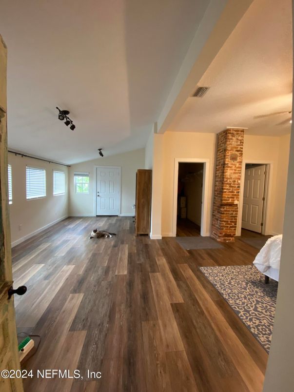 Empty room, Interior, Wood Texture Flooring