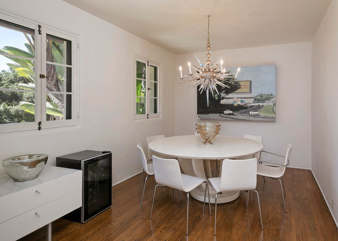 Chandelier, Dining room, Interior, Pendant Lights, Wood Texture Flooring