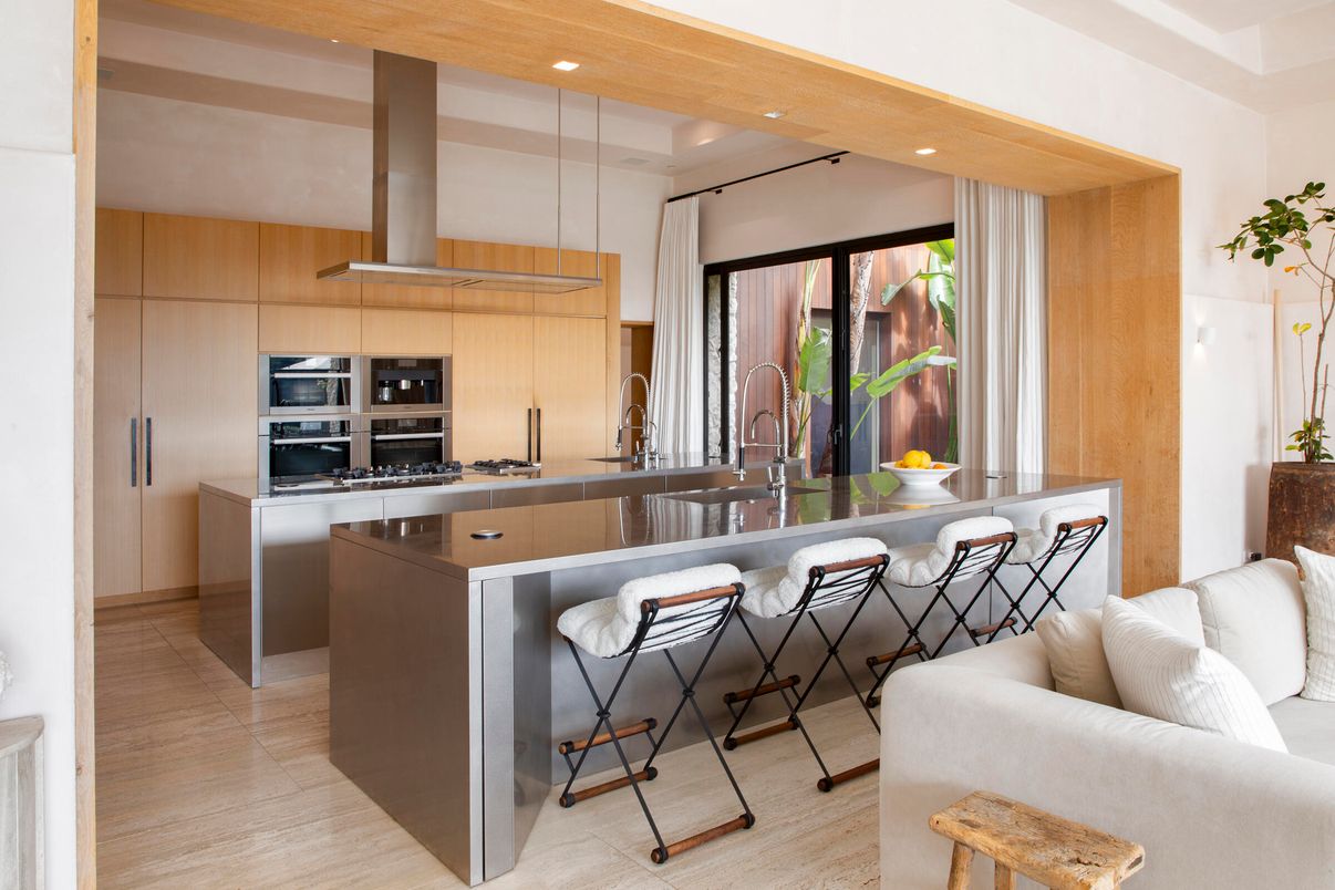 Interior, Kitchen, Recessed Lighting, Stainless Steel Appliances