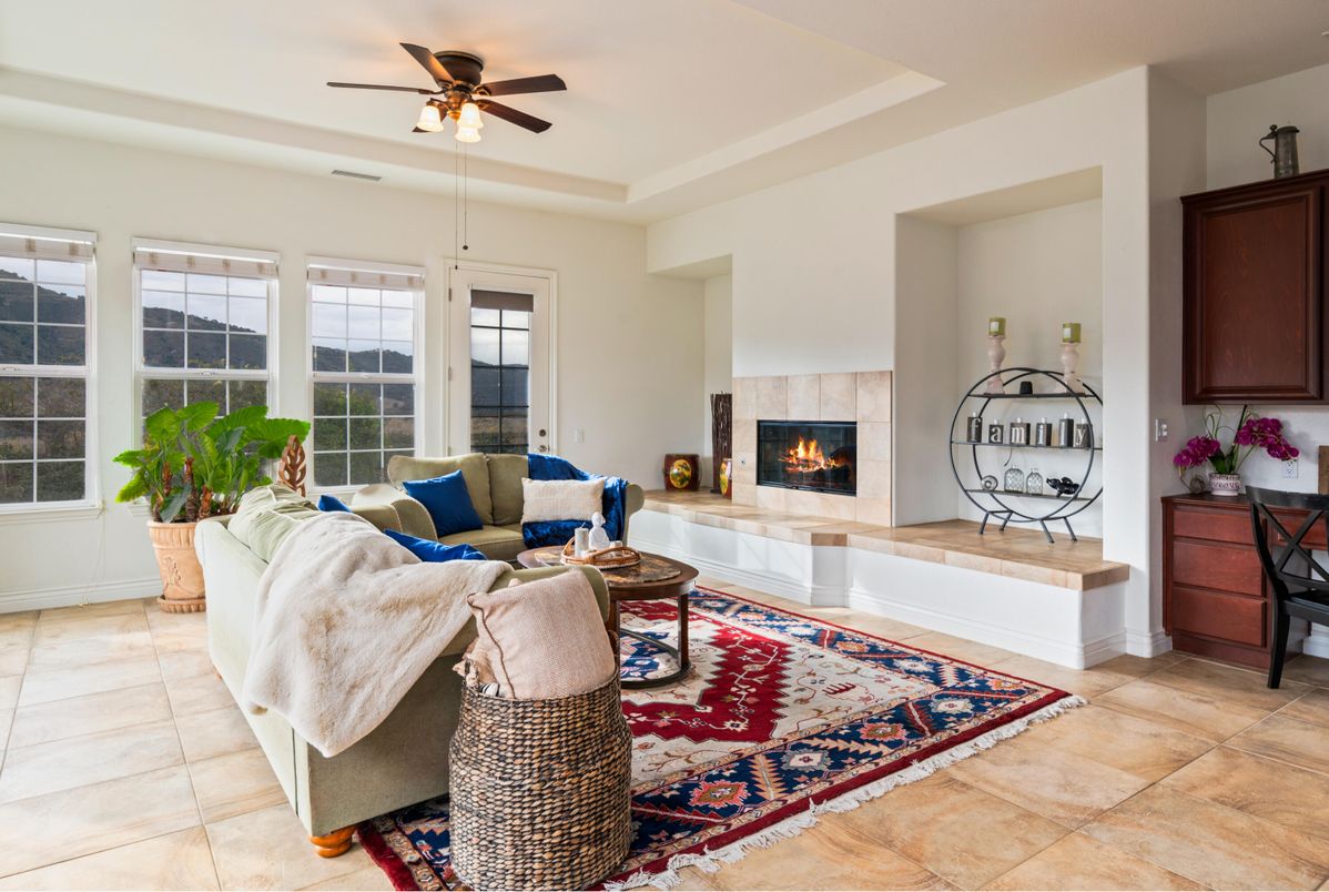 Fireplace, Interior, Living room