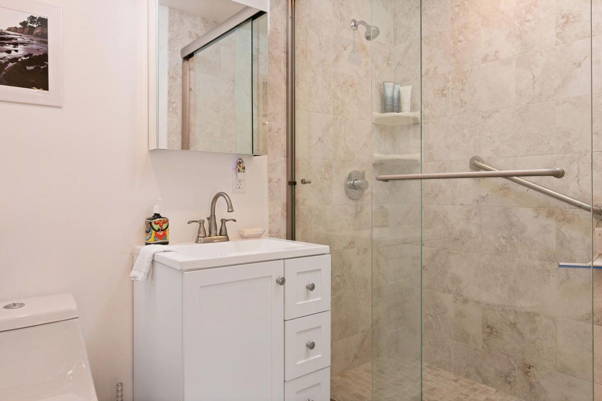 Bathroom, Glass Shower, Interior